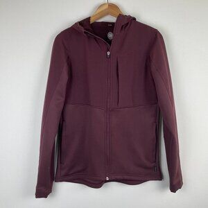 CLUB RIDE Womens Lightwgt. Zip Front Cycling / Biking Maroon Jacket Small